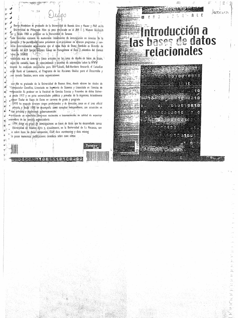 Introduccion A Las Bases de Datos Relacionales | PDF