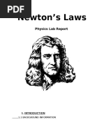 Newton's Laws: Physics Lab Report