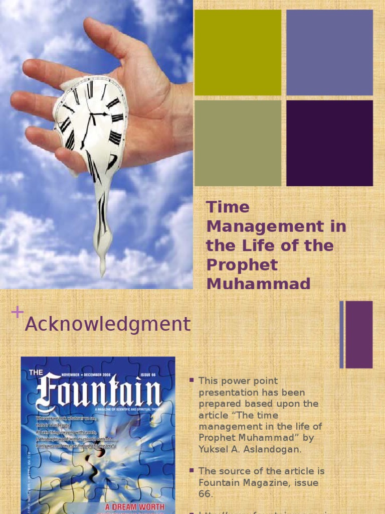 Time Management of the Prophet | PDF | Sleep | Muhammad