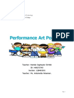 performance art portfolio - hamda