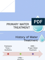 Primary Water Treatment