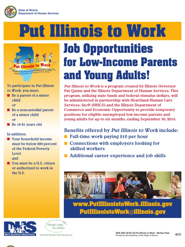 Job Program for Low-Income Parents | PDF | Temporary Assistance For ...