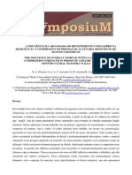 A Influência Da Argamassa de Revestimento Com Saibro Na Resistência À Compressão em Prismas de Alvenaria Resistente de Blocos Cerâmicos