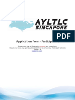 Application Form (Participants)