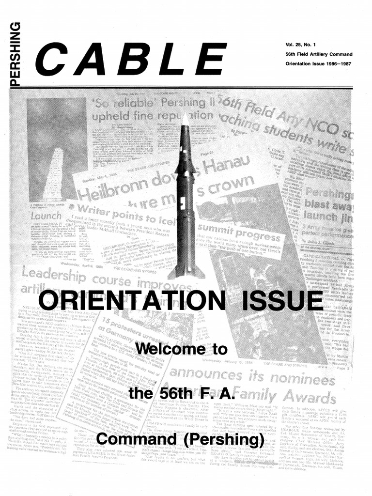 Pershing Cable 25-1 | PDF | Battalion | Regiment