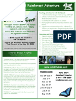 2008 Costa Rica Program Flyer