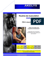 Faire Sont Programme Personnel - Routine de Musculation 4 Jours Par Semaine - Pro PDF