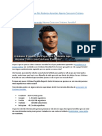 Cristiano Ronaldo Será Que Nós Podemos Aprender Alguma Coisa Com Cristiano Ronaldo?Cristiano Ronaldo Será Que Nós Podemos Aprender Alguma Coisa Com Cristiano Ronaldo