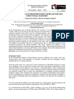 Pozzolan in Reinforcement Mortar For Non-Structural Masony