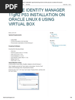 Oracle Identity Manager 11gr2 Ps3 Installation on Oracle Linux 6 Using Virtual Box