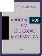 ABORDAGENS EM EDUCAÇÃO MATEMÁTICA