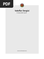 Vakıflar Dergisi Sayı 47 PDF