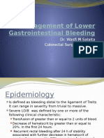 Management of Lower Gastrointestinal Bleeding- Light BG