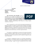 Contestación Oficio de Derechos Humanos