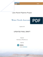 FERC Application - Water Needs Assessment