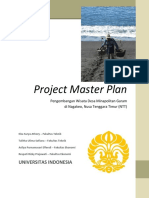 Project Master Plan - Pengembangan Desa Wisata Minapolitan Di Nagakeo NTT
