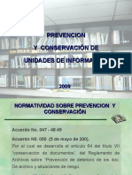Prevencion y Conservacion de Documentos