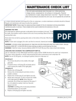 Preventive Maintenance Check List: Draining The Tank