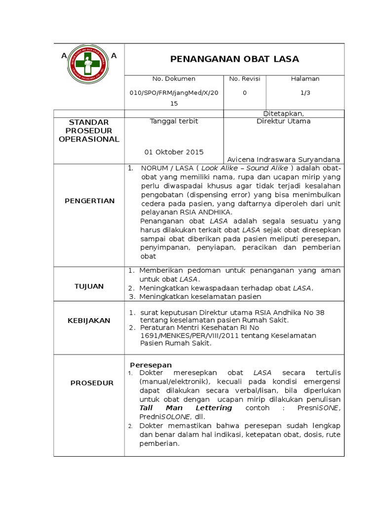 Spo Obat Lasa Spo Obat Lasa