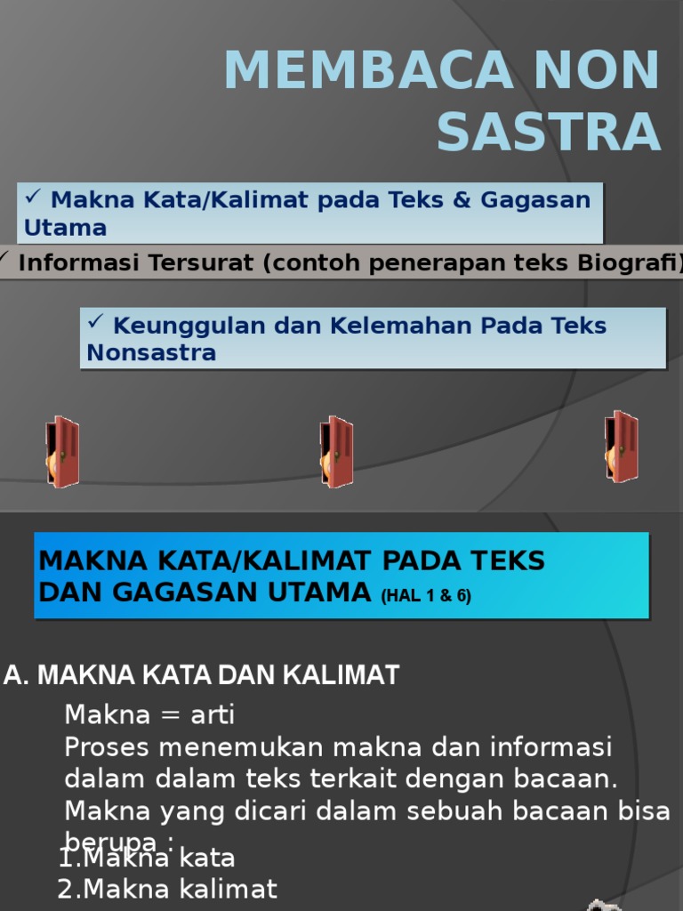 Teks Non Sastra Belajar