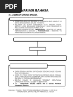 Bab 3 - Variasi Bahasa