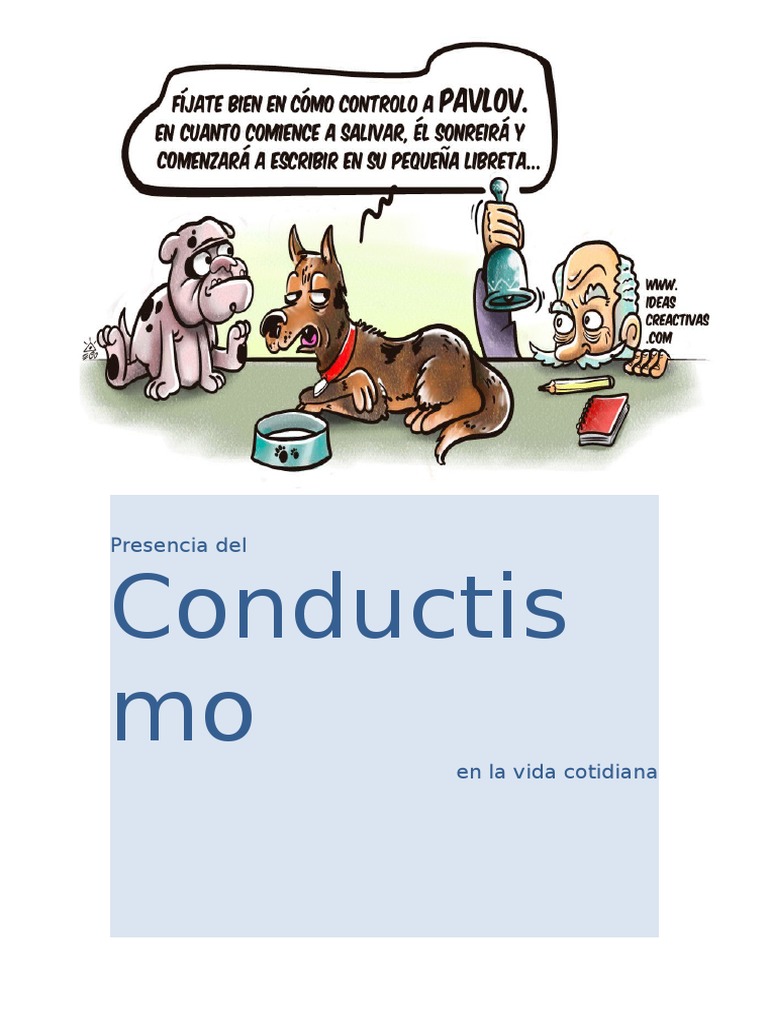 Conductismo en la vida diaria Epistemología Aprendizaje
