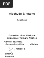 Aldehyde and Ketone Reactions