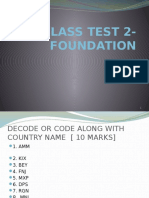  Foundation Test-1 Ppt