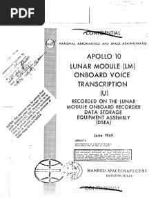 Apollo 10 Lunar Orbit Transcripts