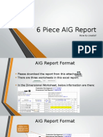 6 Piece AIG Report: How To Create?