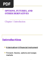 Options, Futures, and Other Derivatives: Chapter 1 Introduction