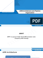 ARM Architecture and Pipeline Organization