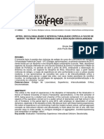 ARTES, DECOLONIALIDADE E INTERCULTURALIDADE CRÍTICA A FAVOR DE MODOS “OUTROS” DE EXPERIÊNCIA COM A EDUCAÇÃO ESCOLARIZADA