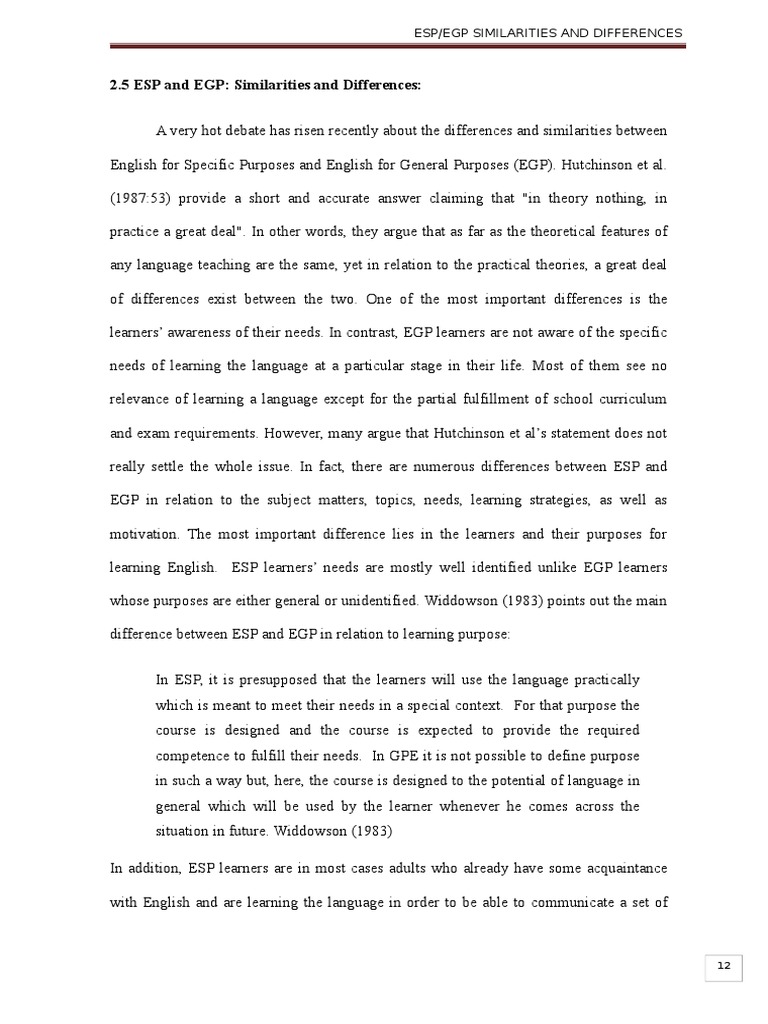 Ff. 3 Esp and Egp Simi 2007 | PDF | English As A Second Or Foreign ...