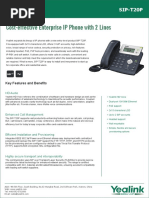 Download Yealink SIP-T20P Datasheet by martins SN300037650 doc pdf