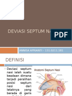 Deviasi Septum Nasi - Annisa Aprianti