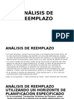 Análisis de Reemplazo