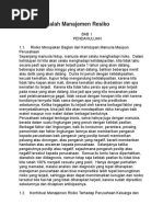 Manajemen Risiko Perbankan Makalah Smstr 03
