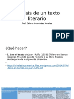 Análisis de Un Texto Literario