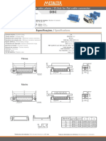 Conector DB-9 Para Cabo Flat DBC