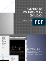 Calculo de Volúmenes en Civil Cad