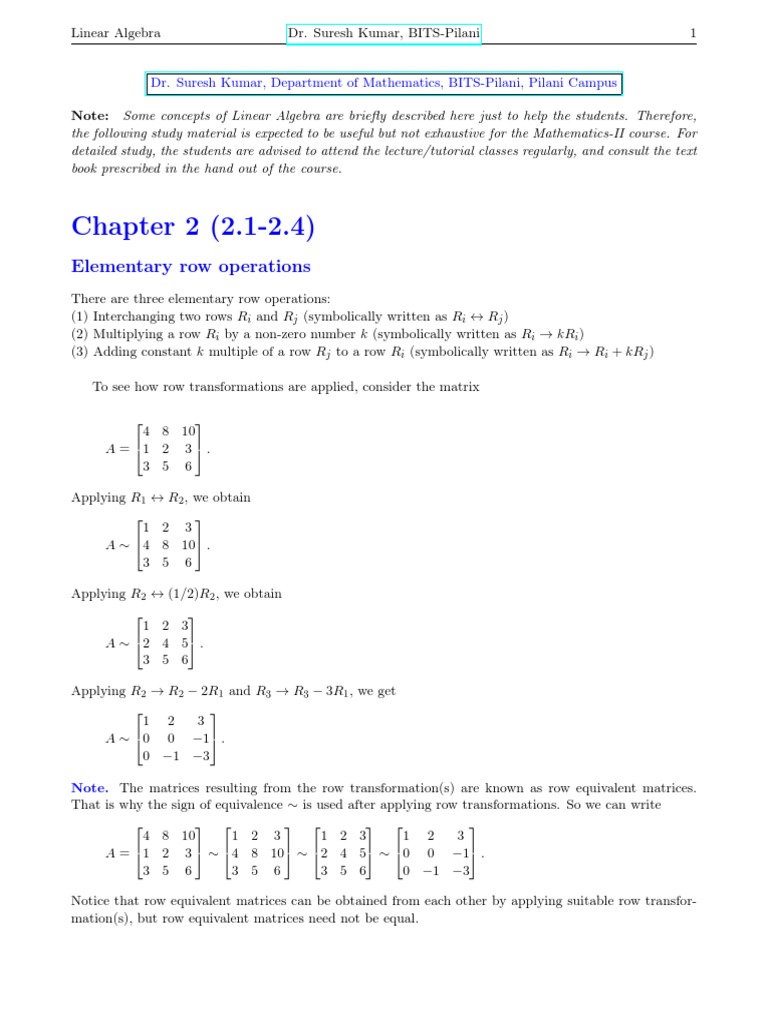 New Maths 2 PDF | PDF | Eigenvalues And Eigenvectors | Vector Space