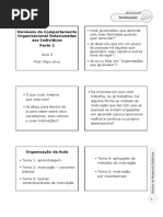 Comportapsimento Organizacional e Intraempreendedorismo - Slides Aula 3
