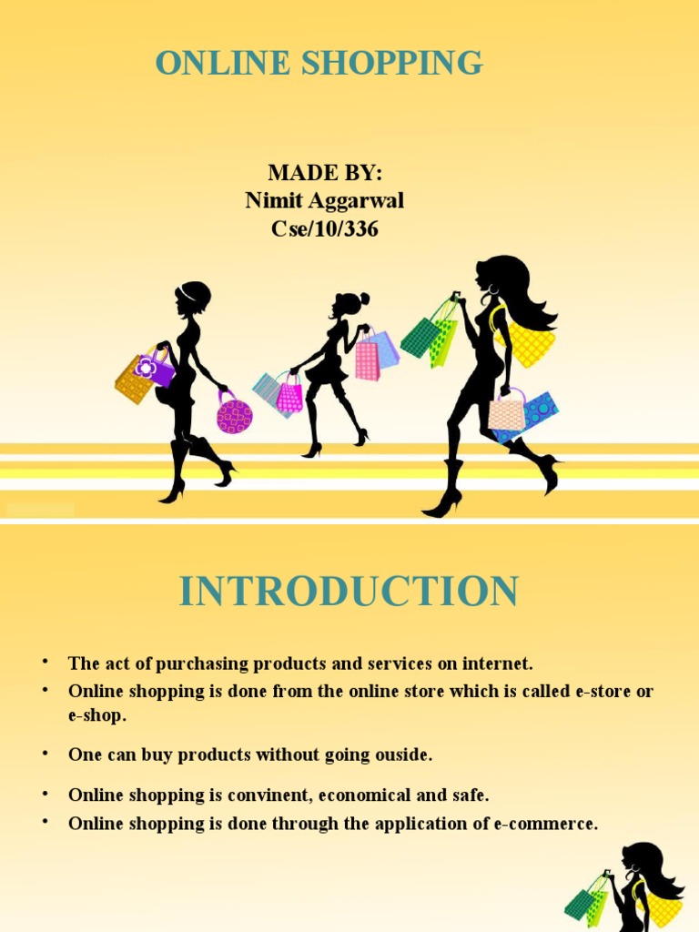 On Online Shopping PDF User Password