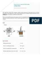 Pile Cap Configurations