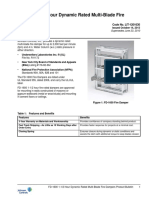 BE - SPEC - FD1600 11 - 2 Hour Dynamic Rated MultiBlade Fire Dampers120630