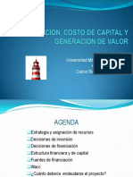 Wacc y Costo de Capital Sep 2014