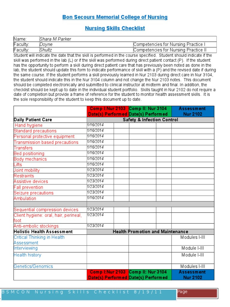 nursing-skills-checklist-rt-intravenous-therapy-medical