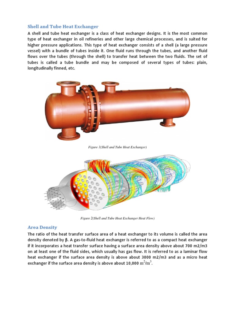 Figure 1 (Shell and Tube Heat Exchanger) | PDF