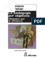 La Pedagogia Por Objetivos Obsesión Por La Eficiencia